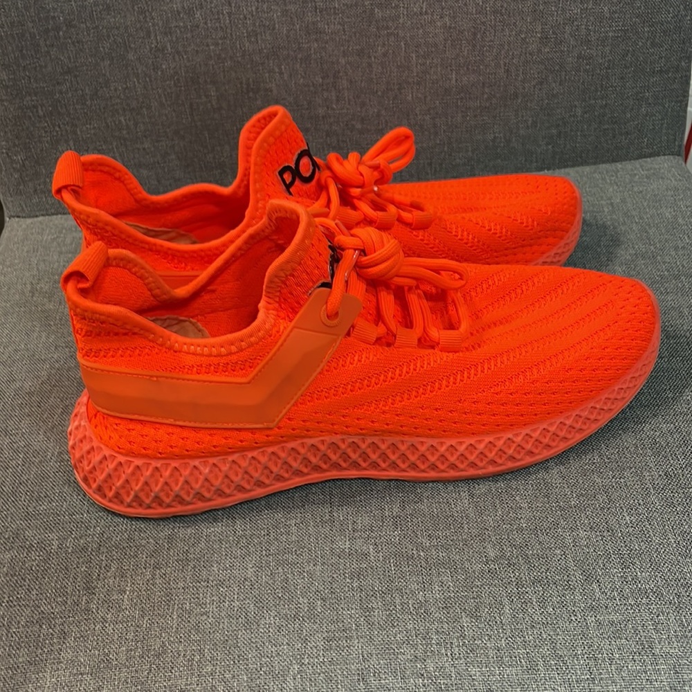 Pony Brand Orange PP1 Tempo Athletic Shoes Size 8.5